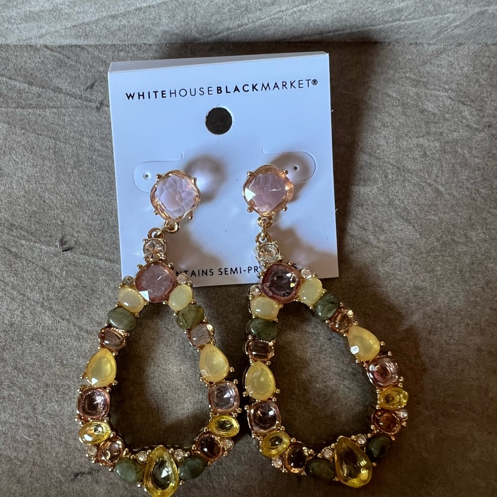 White House black market multi color earrings $25